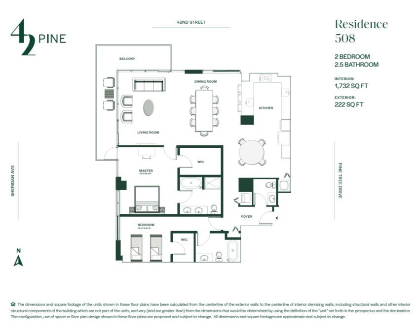 2D floor plan layout for the 508 by Boymelgreen Developer in 42 Pine, Miami Beach, FL (Image 1). 2D floor plan layout for the 508 by Boymelgreen Developer in 42 Pine, Miami Beach, FL (Image 1).