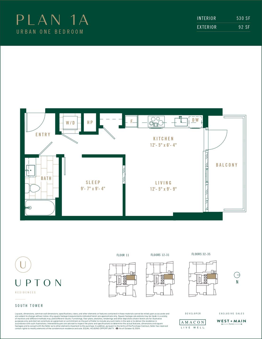 2D floor plan layout for the Plan 1A by Amacon in Upton Residences, Denver, CO (Image 1). 2D floor plan layout for the Plan 1A by Amacon in Upton Residences, Denver, CO (Image 1).
