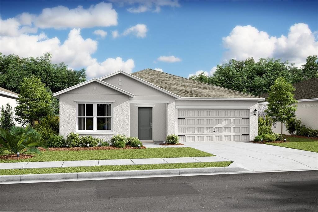 Front exterior of a new home in , Ocala, FL, highlighting curb appeal (Image 1). Front exterior of a new home in , Ocala, FL, highlighting curb appeal (Image 1).