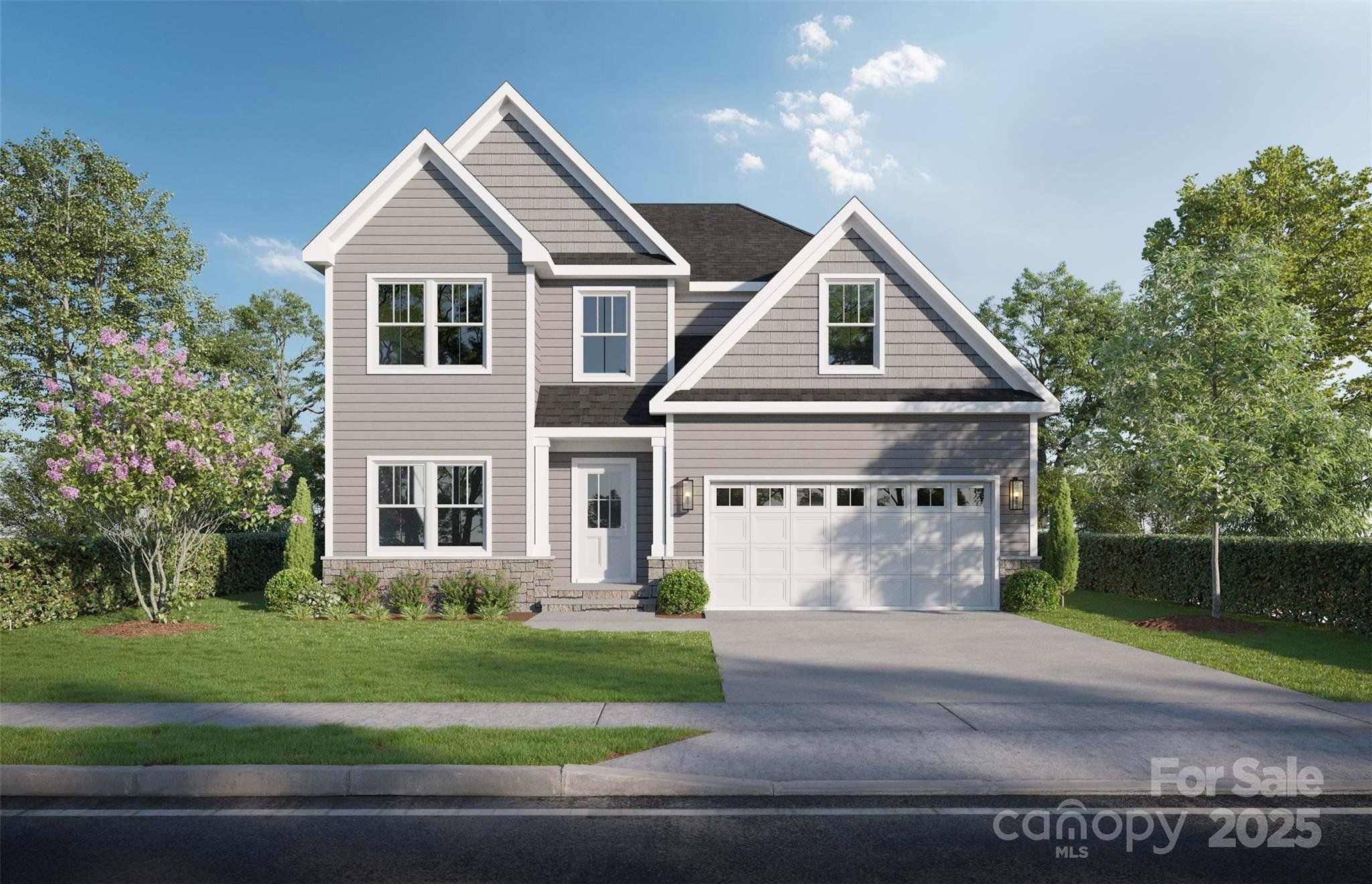Front exterior of a new home in , Kannapolis, NC, highlighting curb appeal (Image 1).