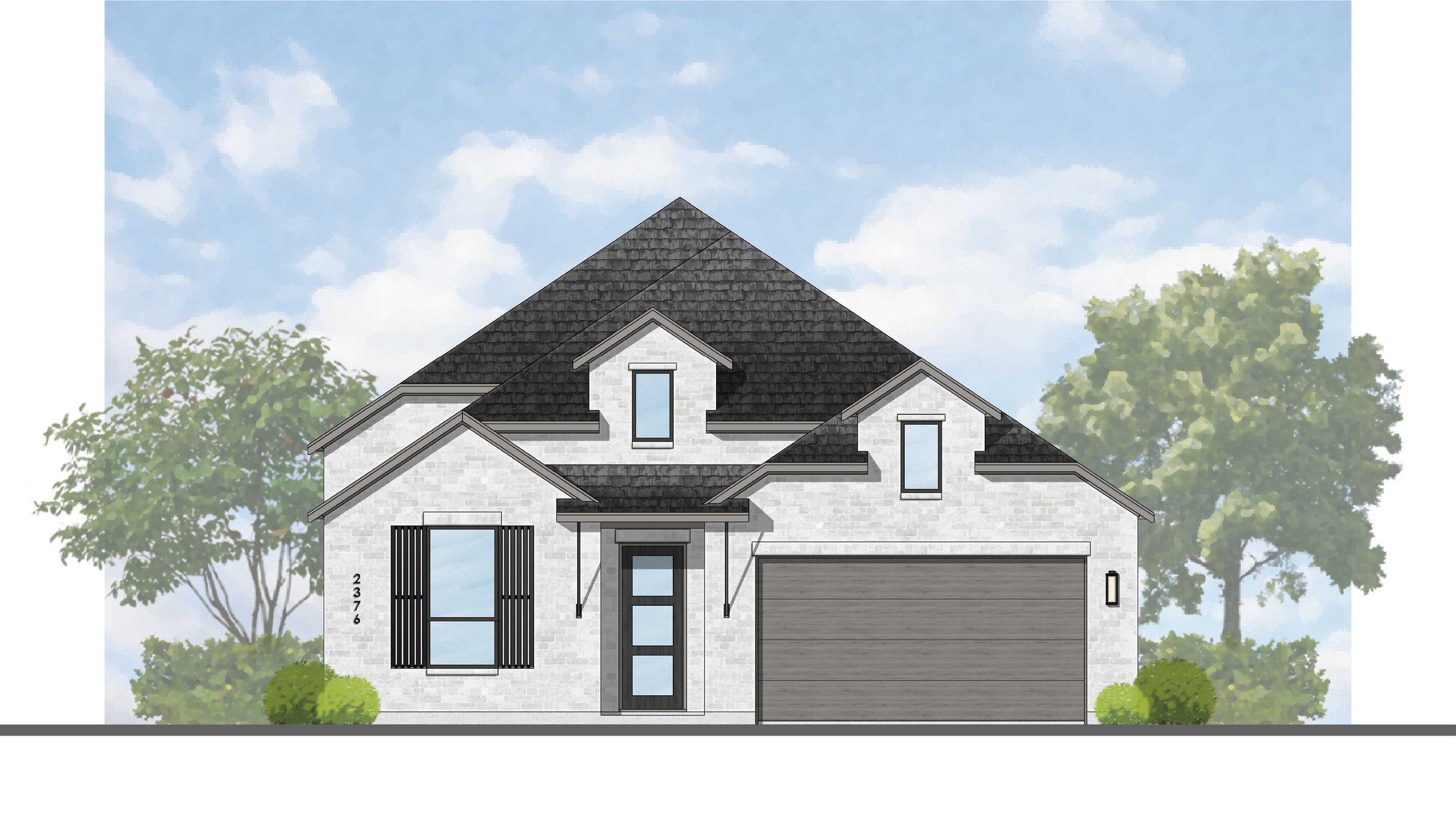 Representative Elevation - some options shown Representative Elevation - some options shown