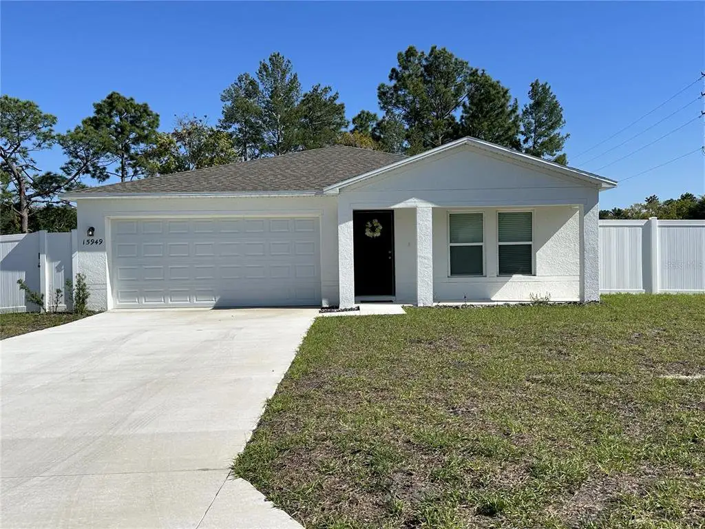 Front exterior of a new home in Marion Oaks, Ocala, FL, highlighting curb appeal (Image 1). Front exterior of a new home in Marion Oaks, Ocala, FL, highlighting curb appeal (Image 1).