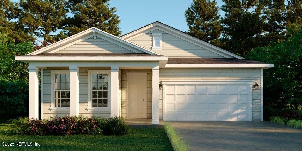 Front exterior of a new home in , St. Augustine, FL, highlighting curb appeal (Image 1). Front exterior of a new home in , St. Augustine, FL, highlighting curb appeal (Image 1).