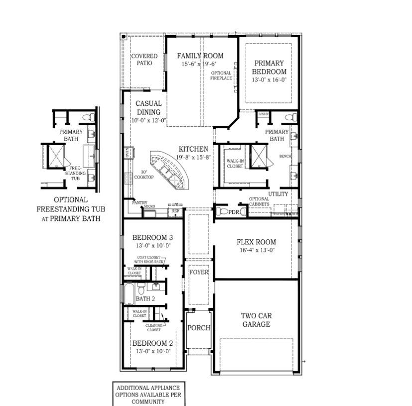 2D floor plan layout for the Mariah by Chesmar Homes in Grange, Katy, TX (Image 1). 2D floor plan layout for the Mariah by Chesmar Homes in Grange, Katy, TX (Image 1).