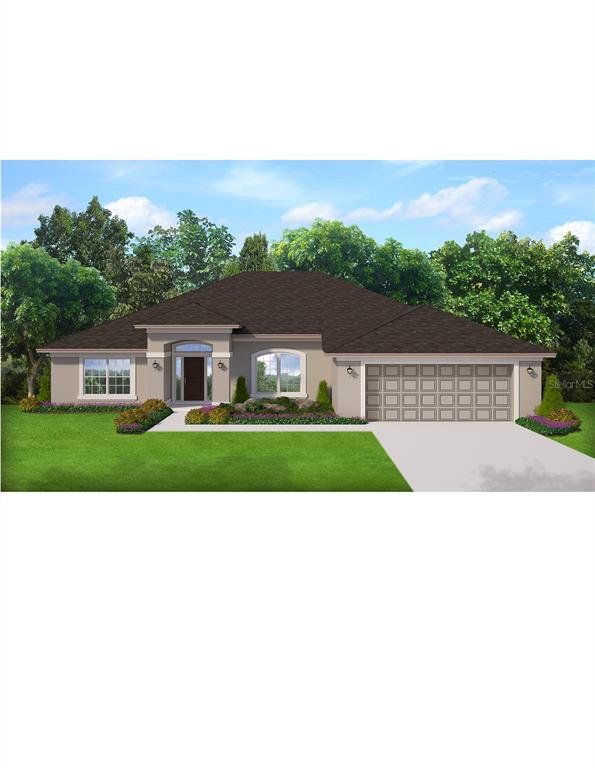 Front exterior of a new home in , Summerfield, FL, highlighting curb appeal (Image 1). Front exterior of a new home in , Summerfield, FL, highlighting curb appeal (Image 1).