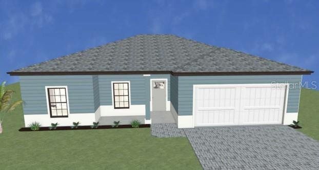 Front exterior of a new home in , North Port, FL, highlighting curb appeal (Image 1). Front exterior of a new home in , North Port, FL, highlighting curb appeal (Image 1).
