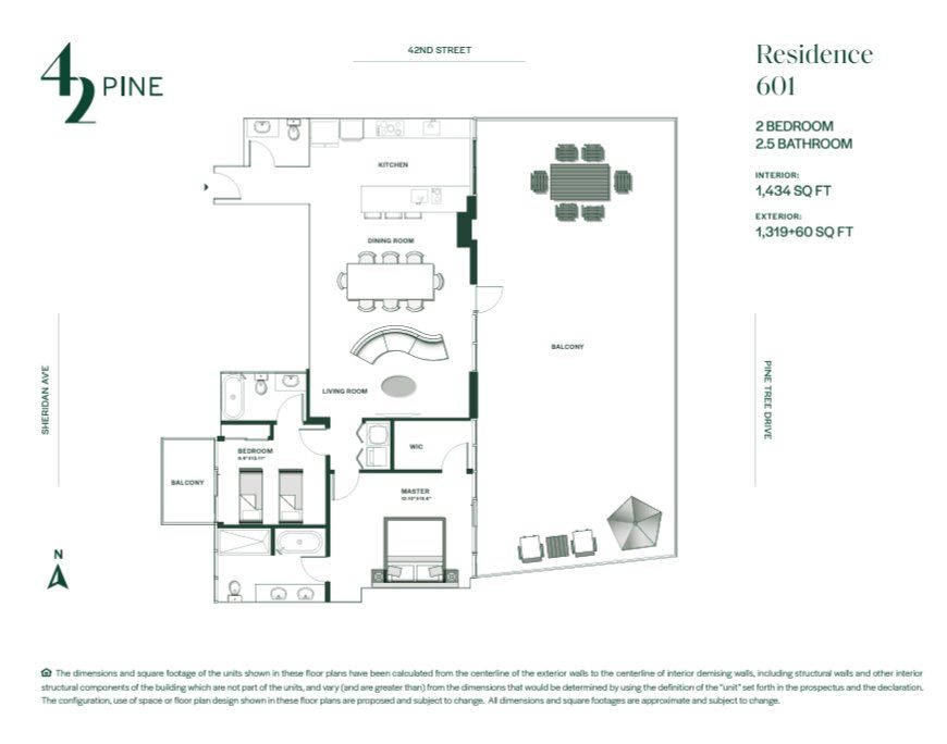 2D floor plan layout for the 601 by Boymelgreen Developer in 42 Pine, Miami Beach, FL (Image 1). 2D floor plan layout for the 601 by Boymelgreen Developer in 42 Pine, Miami Beach, FL (Image 1).