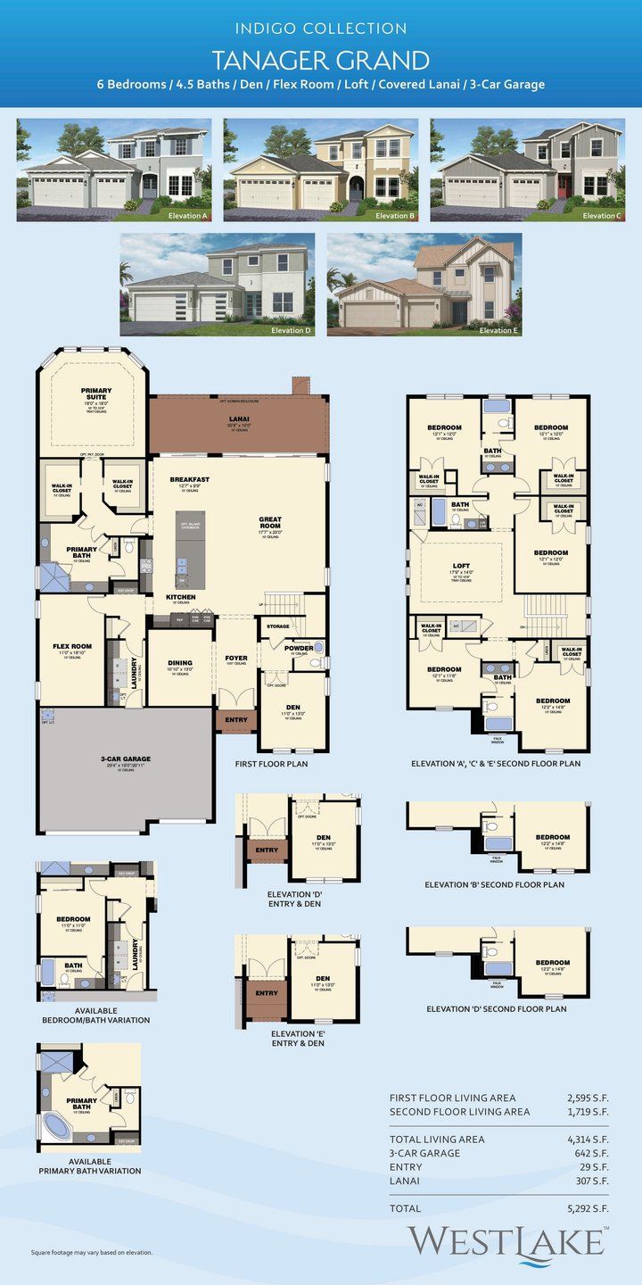 2D floor plan layout for the Tanager Grand by Minto Communities in Westlake, Westlake, FL (Image 1). 2D floor plan layout for the Tanager Grand by Minto Communities in Westlake, Westlake, FL (Image 1).