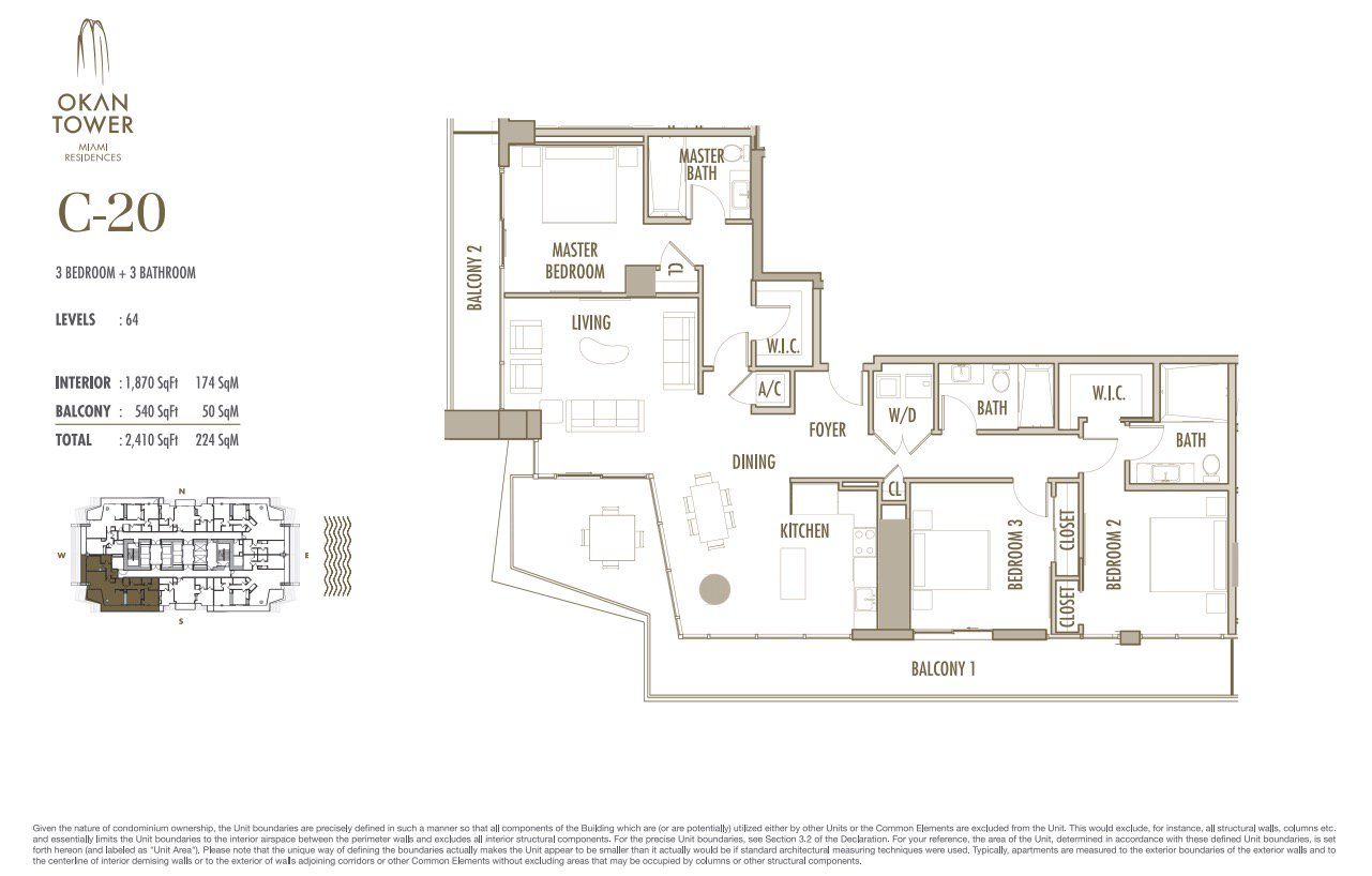 Image 1 representing the C20 by Okan Group Development in Okan Tower, Miami, FL.