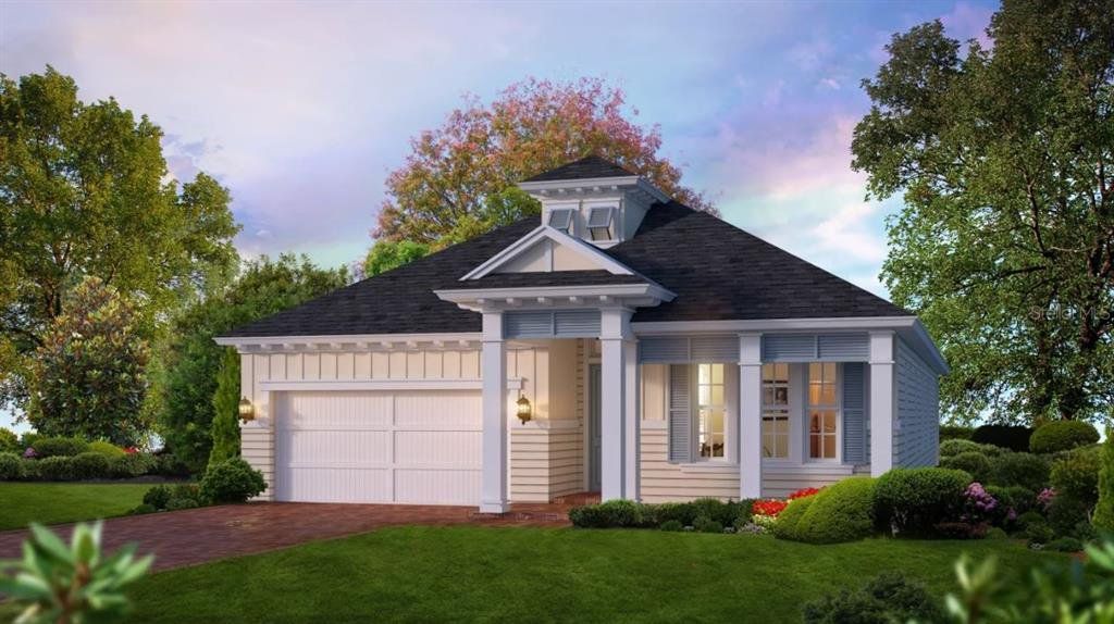 Front exterior of a new home in Oakmont, Gainesville, FL, highlighting curb appeal (Image 1). Front exterior of a new home in Oakmont, Gainesville, FL, highlighting curb appeal (Image 1).