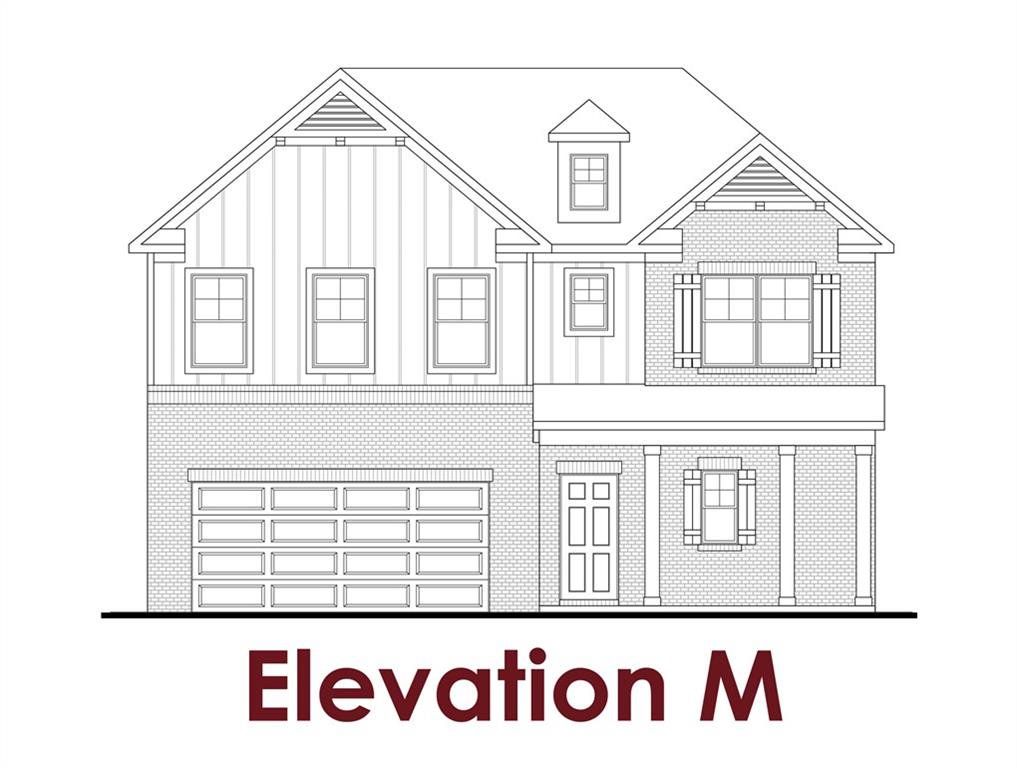 Exterior rendering of this home design in Garland Meadows, Cartersville, GA (Image 1). Exterior rendering of this home design in Garland Meadows, Cartersville, GA (Image 1).