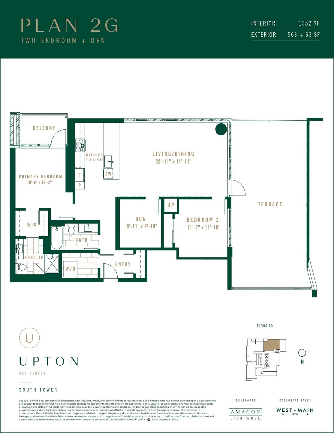 2D floor plan layout for the Plan 2G by Amacon in Upton Residences, Denver, CO (Image 1). 2D floor plan layout for the Plan 2G by Amacon in Upton Residences, Denver, CO (Image 1).