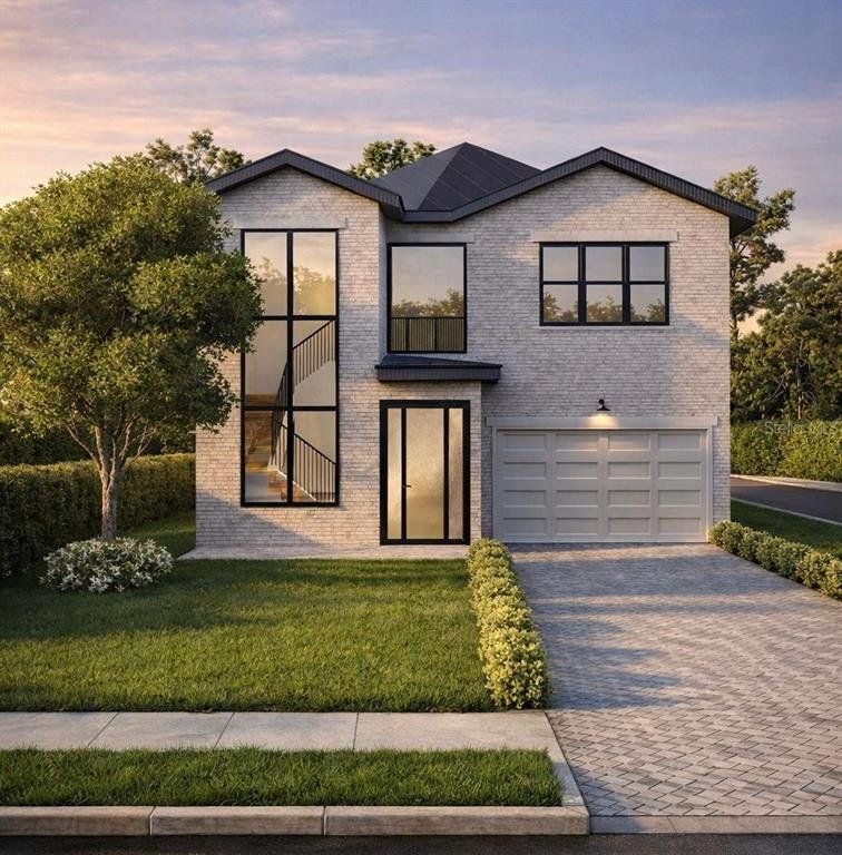 Front exterior of a new home in , Orlando, FL, highlighting curb appeal (Image 1). Front exterior of a new home in , Orlando, FL, highlighting curb appeal (Image 1).