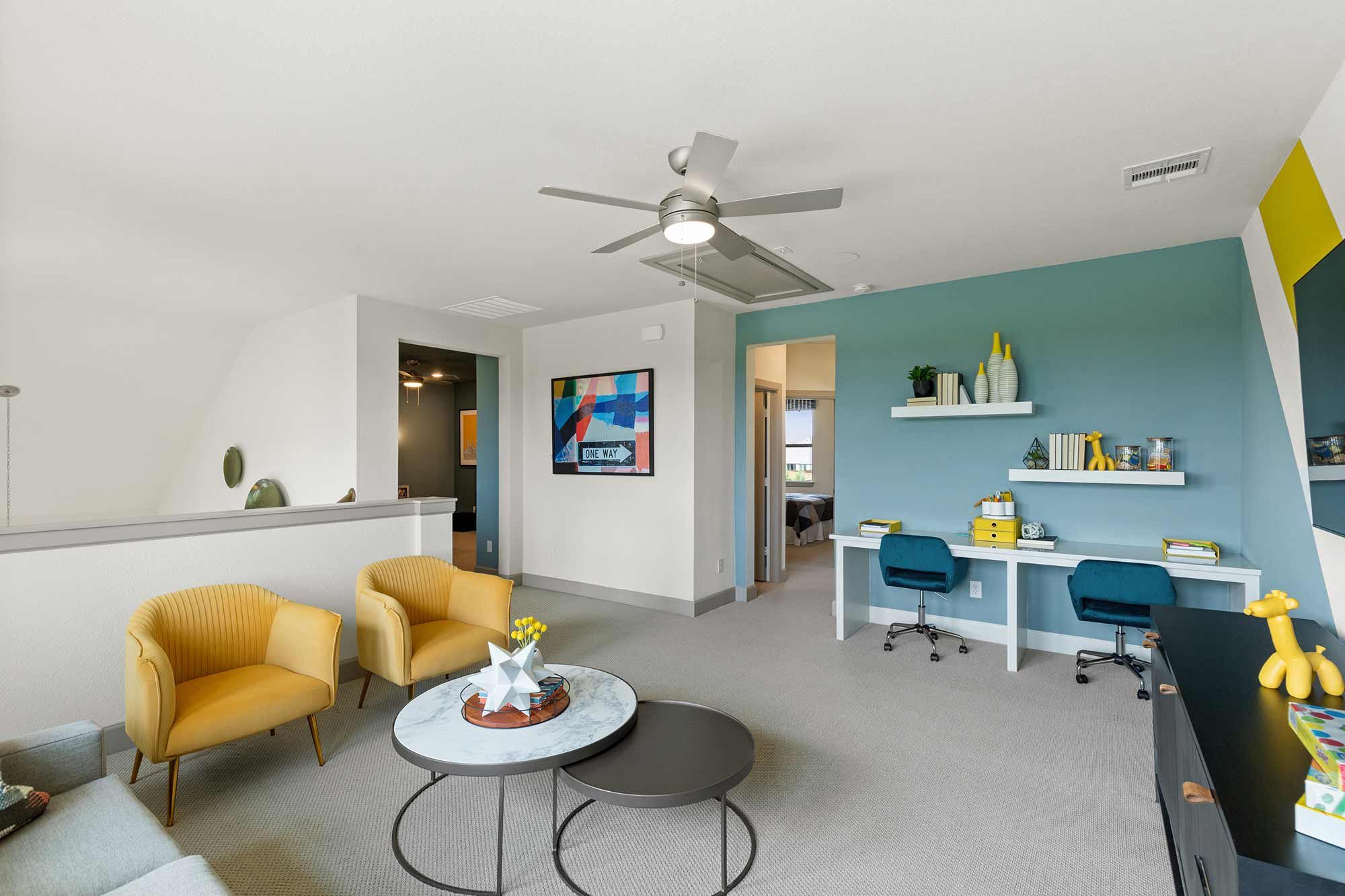 Representative furnished interior of a home built from the The Jewel by David Weekley Homes in Painted Tree - Classic Series, McKinney (Image 1). Representative furnished interior of a home built from the The Jewel by David Weekley Homes in Painted Tree - Classic Series, McKinney (Image 1).