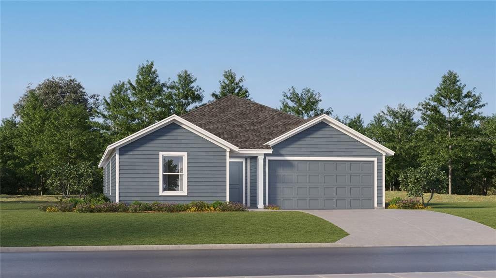 Front exterior of a new home in Ranches at Lake Mcleod, Eagle Lake, FL, highlighting curb appeal (Image 1). Front exterior of a new home in Ranches at Lake Mcleod, Eagle Lake, FL, highlighting curb appeal (Image 1).
