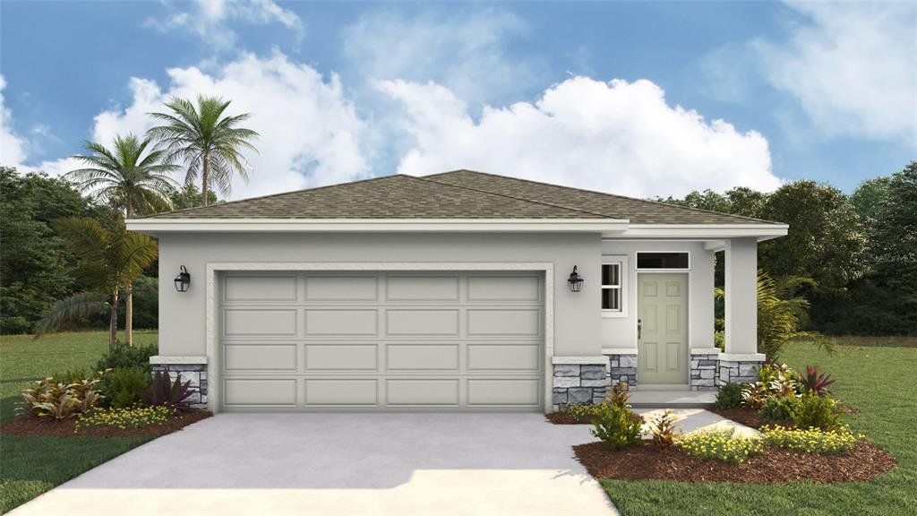 Front exterior of a new home in Star Farms at Lakewood Ranch, Lakewood Ranch, FL, highlighting curb appeal (Image 1). Front exterior of a new home in Star Farms at Lakewood Ranch, Lakewood Ranch, FL, highlighting curb appeal (Image 1).
