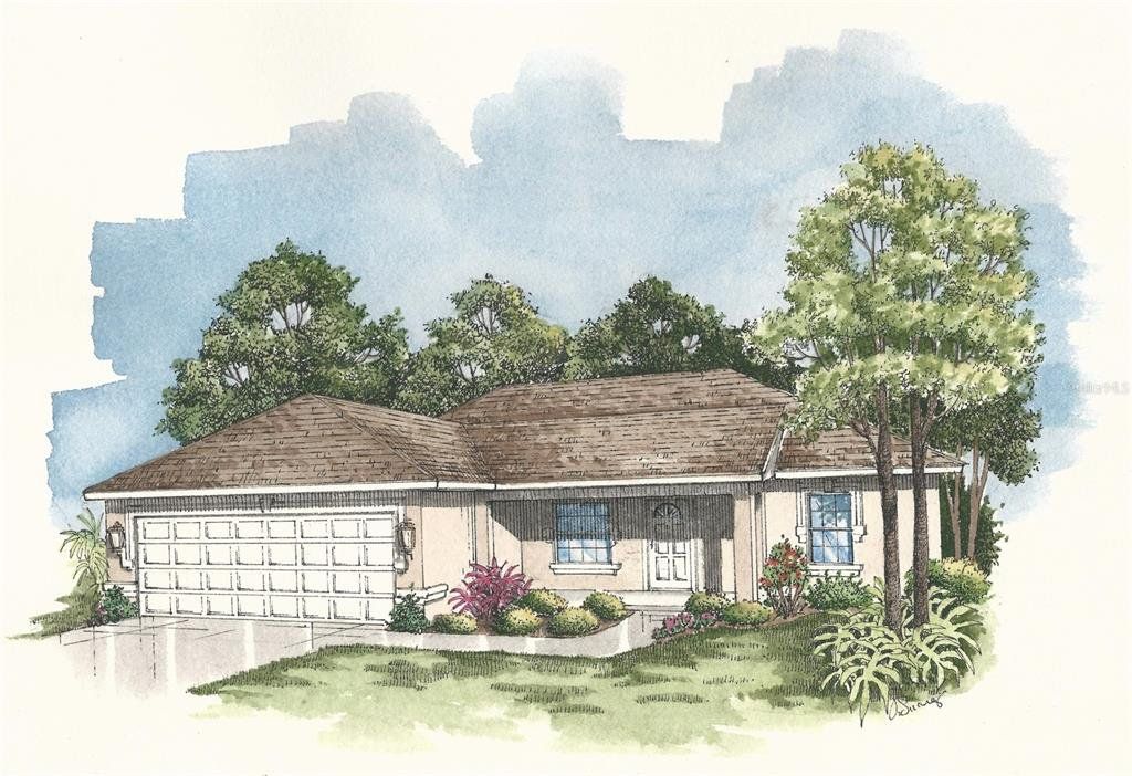 Front exterior of a new home in , Ocala, FL, highlighting curb appeal (Image 1). Front exterior of a new home in , Ocala, FL, highlighting curb appeal (Image 1).