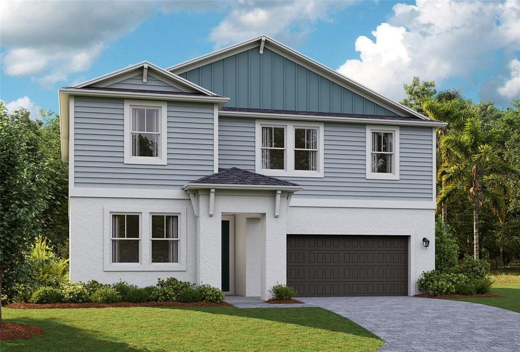 Front exterior of a new home in Pasadena Woods, Pasadena Hills, FL, highlighting curb appeal (Image 1). Front exterior of a new home in Pasadena Woods, Pasadena Hills, FL, highlighting curb appeal (Image 1).