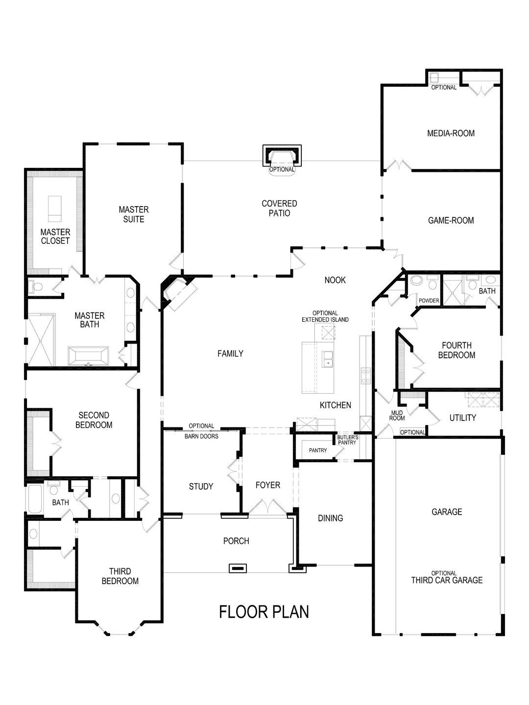 2D floor plan layout of this home in Broadmoor Estates, Ovilla, TX (Image 1). 2D floor plan layout of this home in Broadmoor Estates, Ovilla, TX (Image 1).