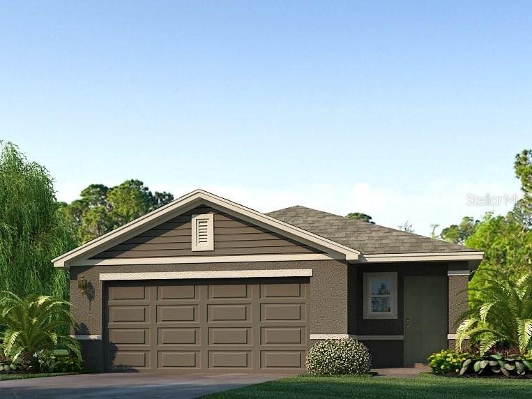 Front exterior of a new home in Silverstone North, Palmetto, FL, highlighting curb appeal (Image 1). Front exterior of a new home in Silverstone North, Palmetto, FL, highlighting curb appeal (Image 1).