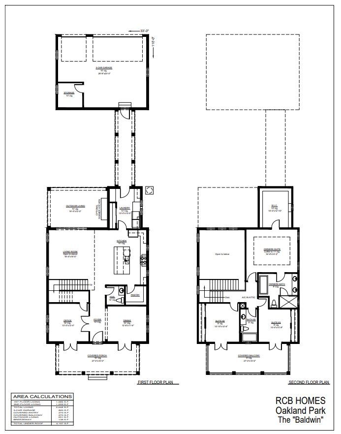 2D floor plan layout for the The Baldwin by RCB Homes in Oakland Park, Winter Garden, FL (Image 1). 2D floor plan layout for the The Baldwin by RCB Homes in Oakland Park, Winter Garden, FL (Image 1).