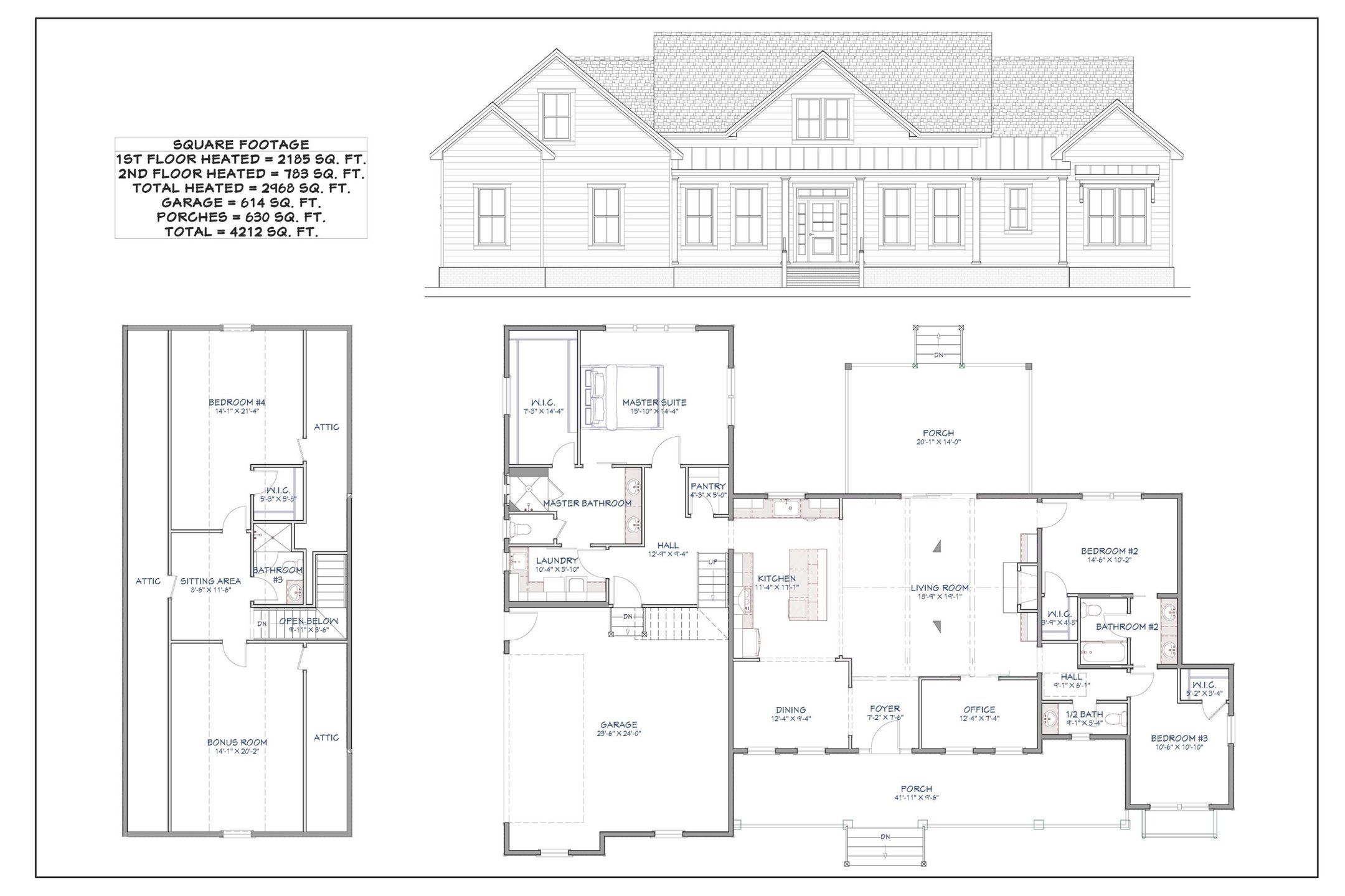 2D floor plan layout of this home in , Summerville, SC (Image 1).