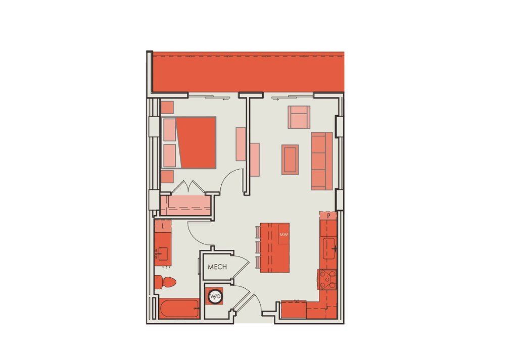 2D floor plan layout for the A2 by Pearlstone Partners in Parkside at Mueller, Austin, TX (Image 1). 2D floor plan layout for the A2 by Pearlstone Partners in Parkside at Mueller, Austin, TX (Image 1).