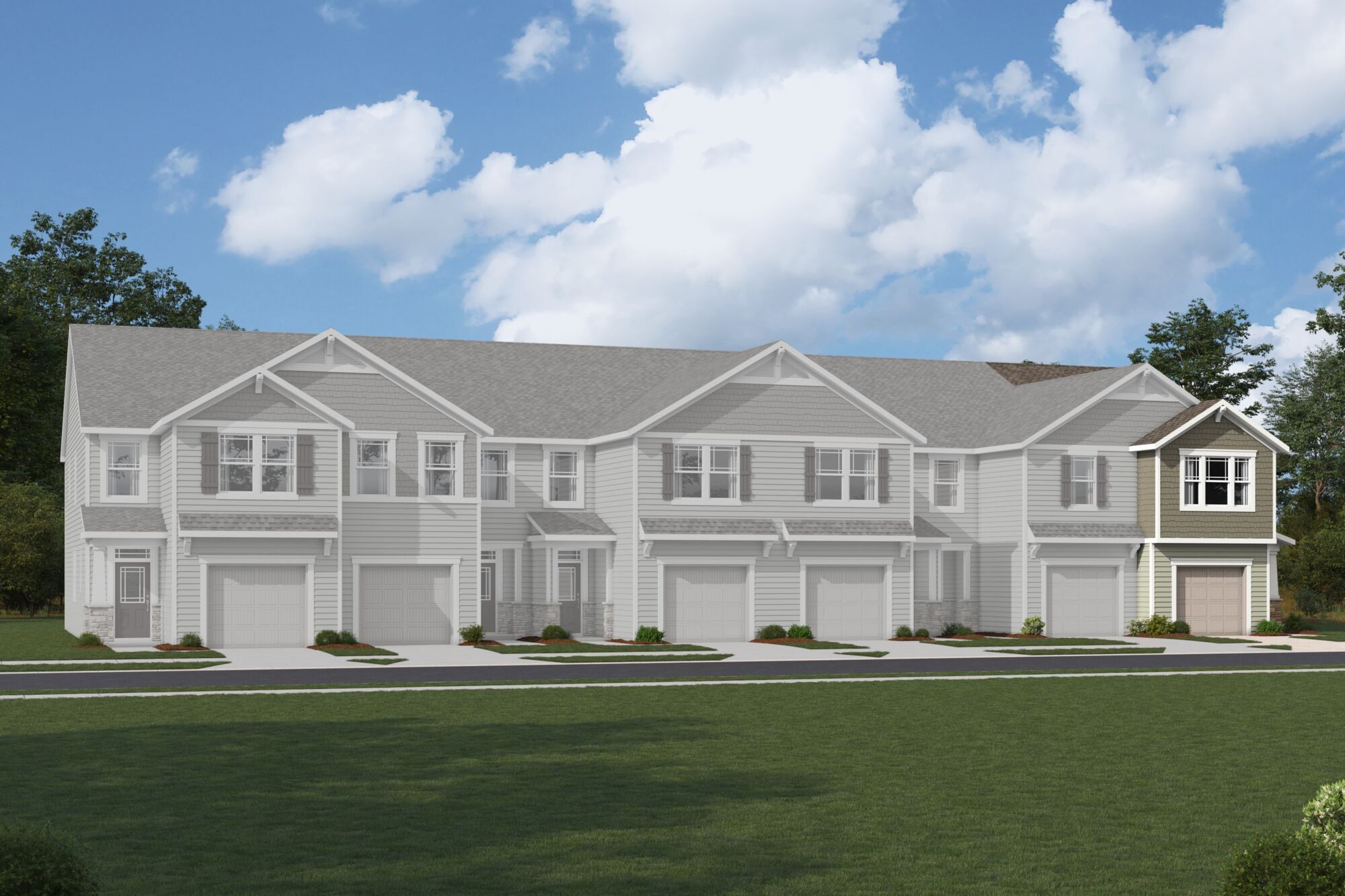 Amira End Craftsman II Elevation rendering Amira End Craftsman II Elevation rendering