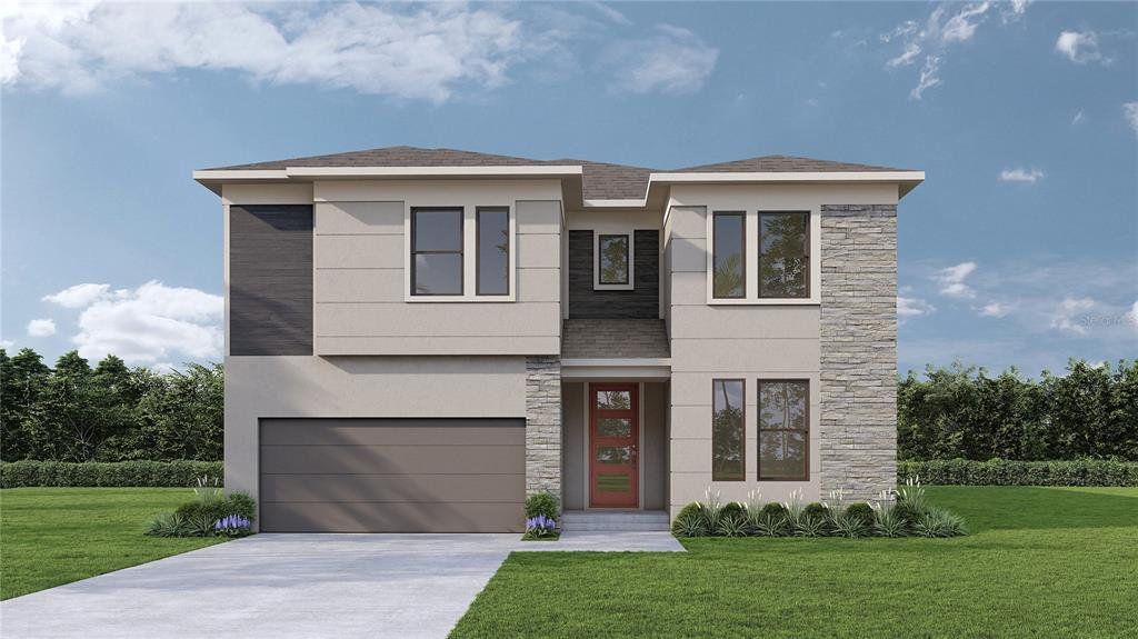 Front exterior of a new home in , Tampa, FL, highlighting curb appeal (Image 1). Front exterior of a new home in , Tampa, FL, highlighting curb appeal (Image 1).