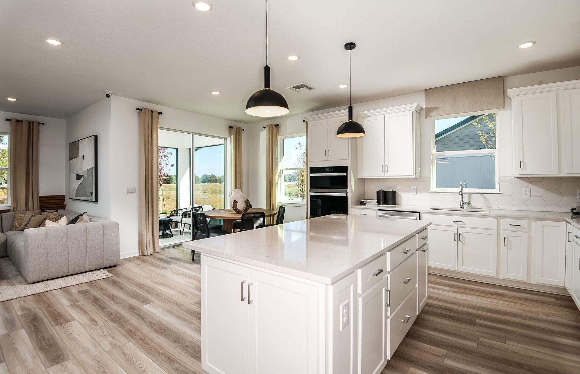 Furnished interior view inside a new home in Del Webb Stone Creek, Ocala (Image 1). Furnished interior view inside a new home in Del Webb Stone Creek, Ocala (Image 1).