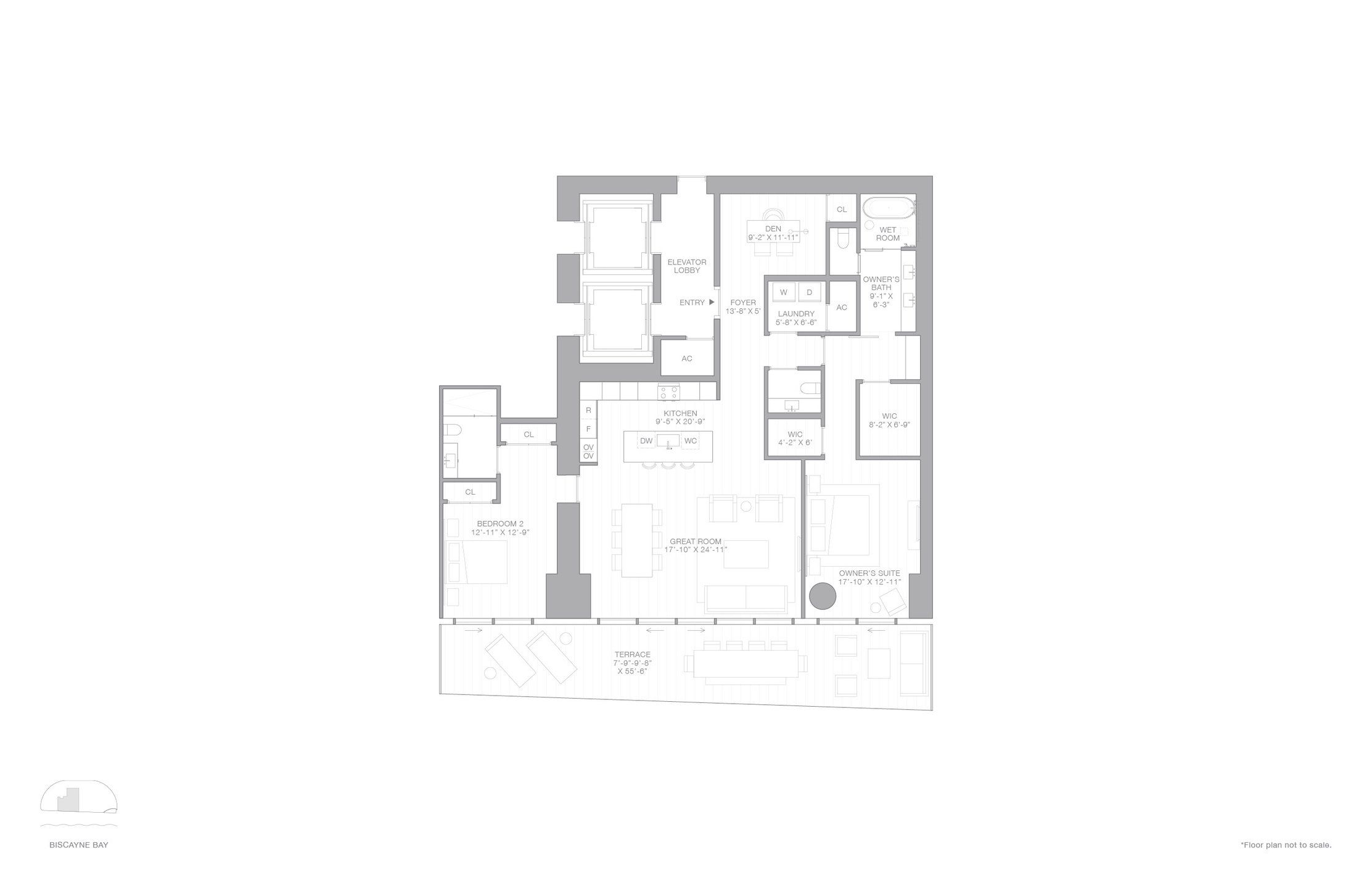 2D floor plan layout for the B2 EAST-SOUTH by Two Roads Development in EDITION Residences, Miami, FL (Image 1). 2D floor plan layout for the B2 EAST-SOUTH by Two Roads Development in EDITION Residences, Miami, FL (Image 1).