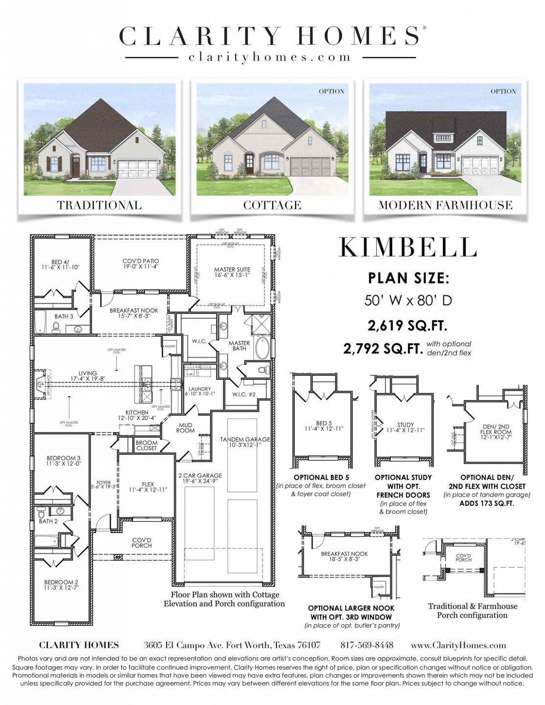 2D floor plan layout for the Kimbell by Clarity Homes in The Bluffs At Parks Of Aledo, Aledo, TX (Image 1). 2D floor plan layout for the Kimbell by Clarity Homes in The Bluffs At Parks Of Aledo, Aledo, TX (Image 1).