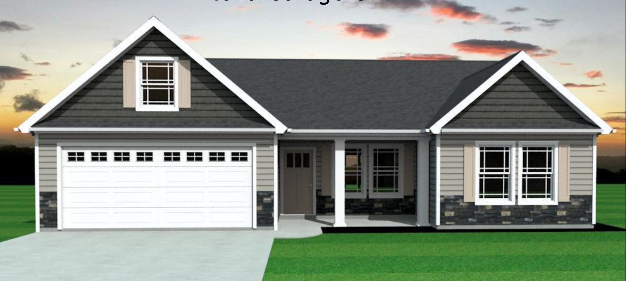 Front exterior of a new home in Beason Pointe, Chesnee, SC, highlighting curb appeal (Image 1). Front exterior of a new home in Beason Pointe, Chesnee, SC, highlighting curb appeal (Image 1).