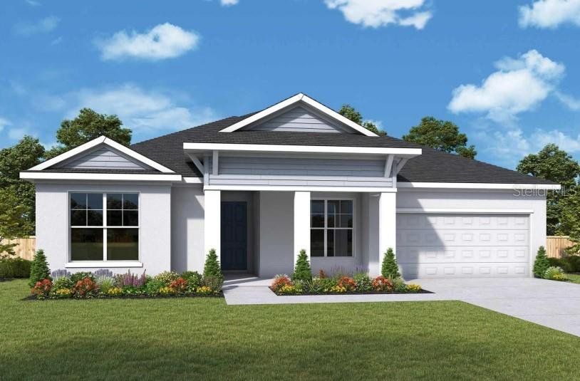 Front exterior of a new home in Coasterra, Palmetto, FL, highlighting curb appeal (Image 1). Front exterior of a new home in Coasterra, Palmetto, FL, highlighting curb appeal (Image 1).