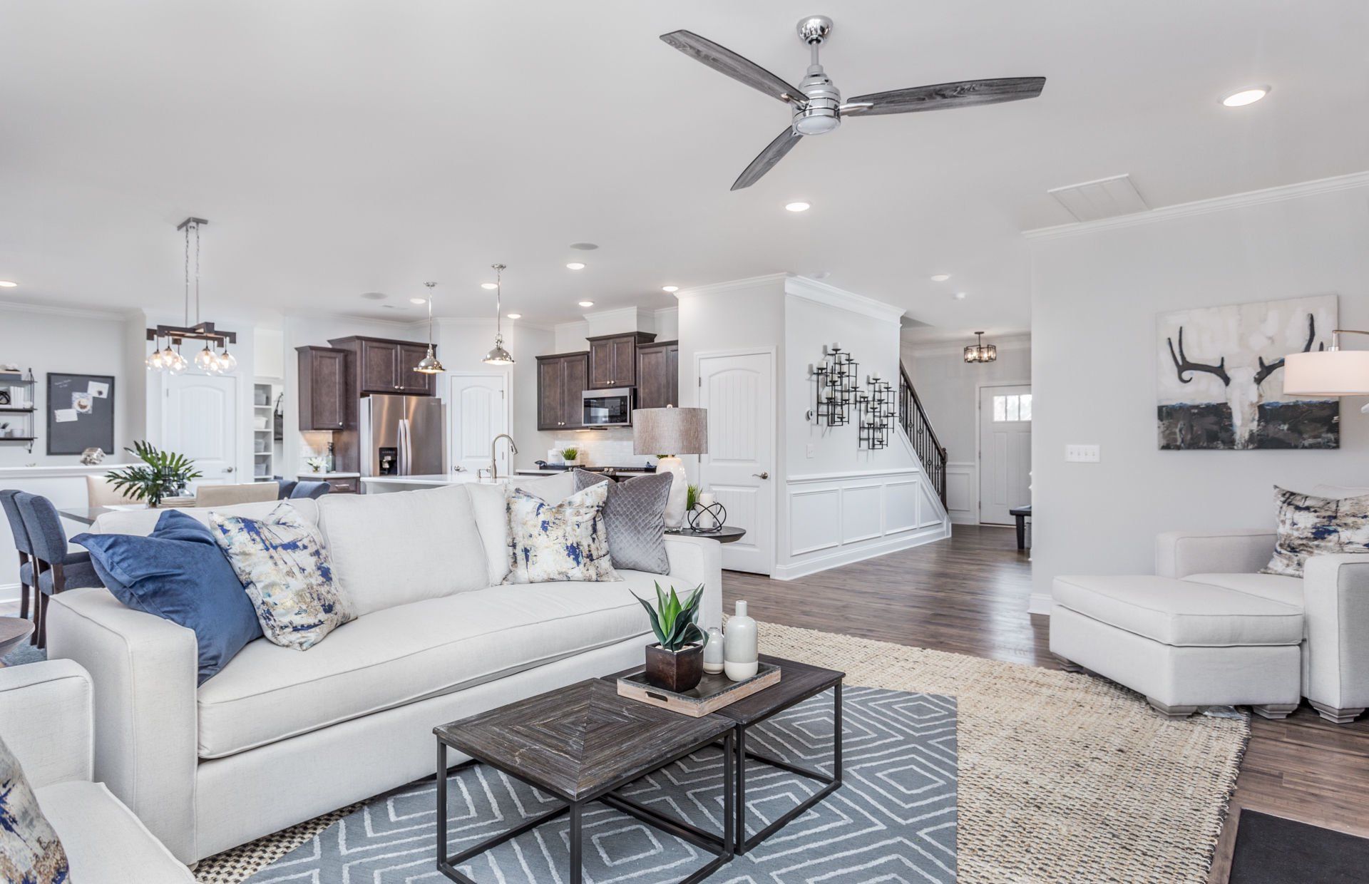 Furnished interior view inside a new home in Kinsdale, Lancaster (Image 1). Furnished interior view inside a new home in Kinsdale, Lancaster (Image 1).