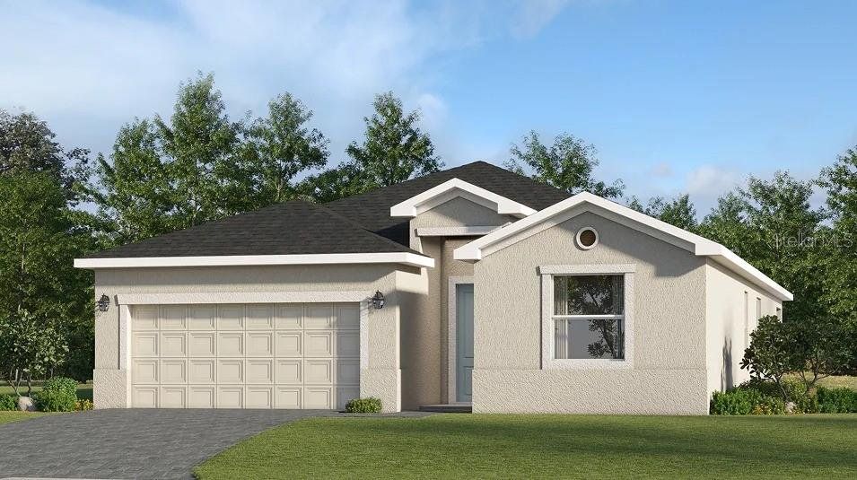 Front exterior of a new home in Lennar at Turnleaf, Punta Gorda, FL, highlighting curb appeal (Image 1). Front exterior of a new home in Lennar at Turnleaf, Punta Gorda, FL, highlighting curb appeal (Image 1).