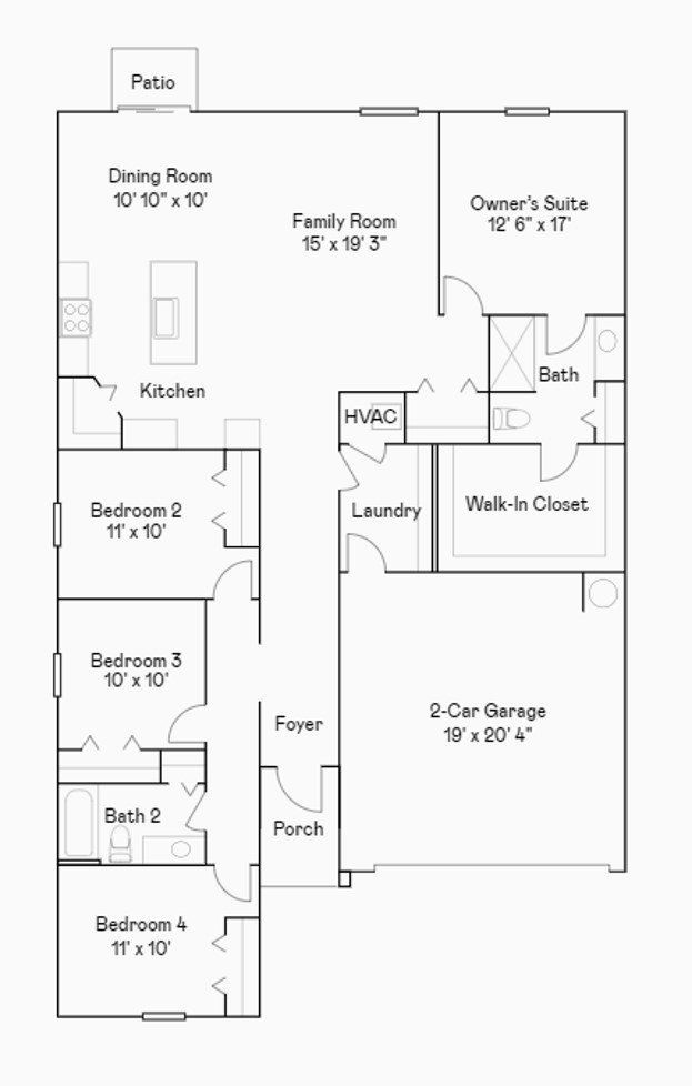 Virtually staged. Virtually staged.