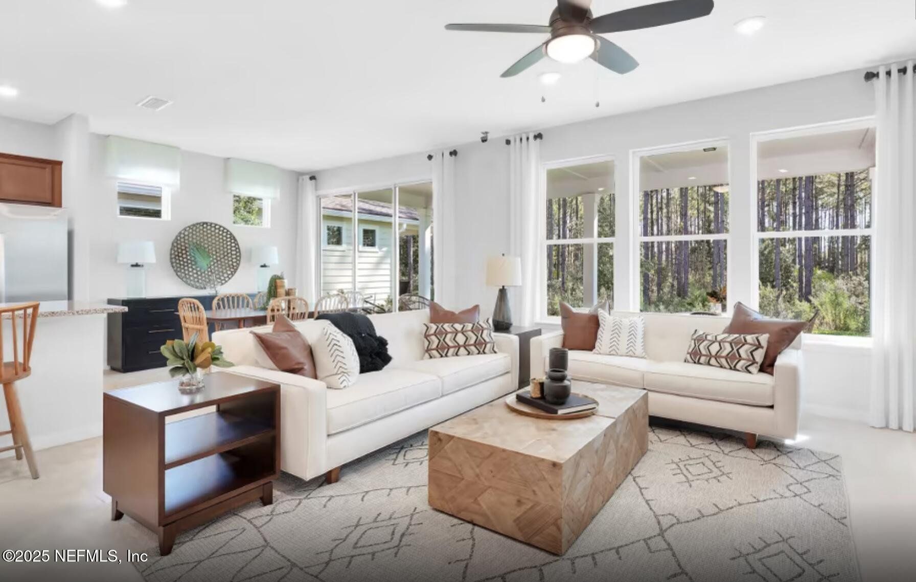 Furnished interior view inside a new home in Del Webb Nocatee, Ponte Vedra (Image 1). Furnished interior view inside a new home in Del Webb Nocatee, Ponte Vedra (Image 1).