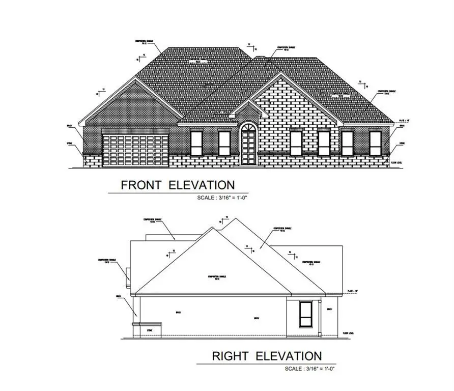 Exterior rendering of this home design in , Dallas, TX (Image 1). Exterior rendering of this home design in , Dallas, TX (Image 1).