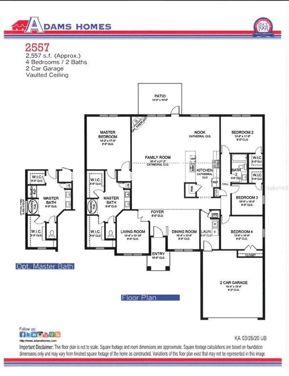 2D floor plan layout of this home in North Port, North Port, FL (Image 1). 2D floor plan layout of this home in North Port, North Port, FL (Image 1).