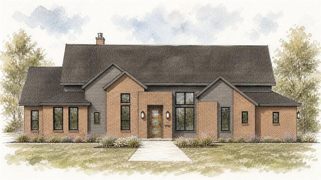 Exterior rendering of this home design in , Midlothian, TX (Image 1). Exterior rendering of this home design in , Midlothian, TX (Image 1).