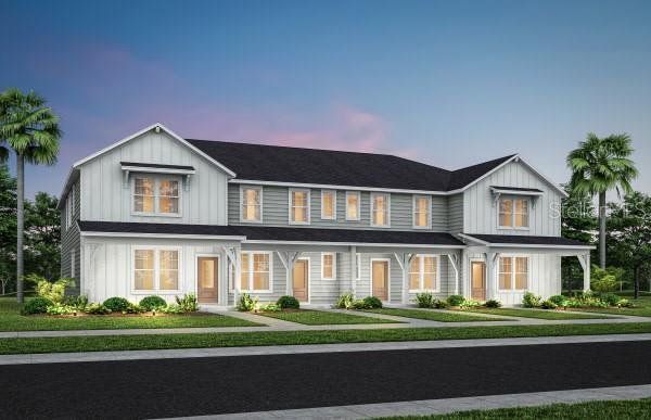 Front exterior of a new home in Tohoqua, Kissimmee, FL, highlighting curb appeal (Image 1). Front exterior of a new home in Tohoqua, Kissimmee, FL, highlighting curb appeal (Image 1).