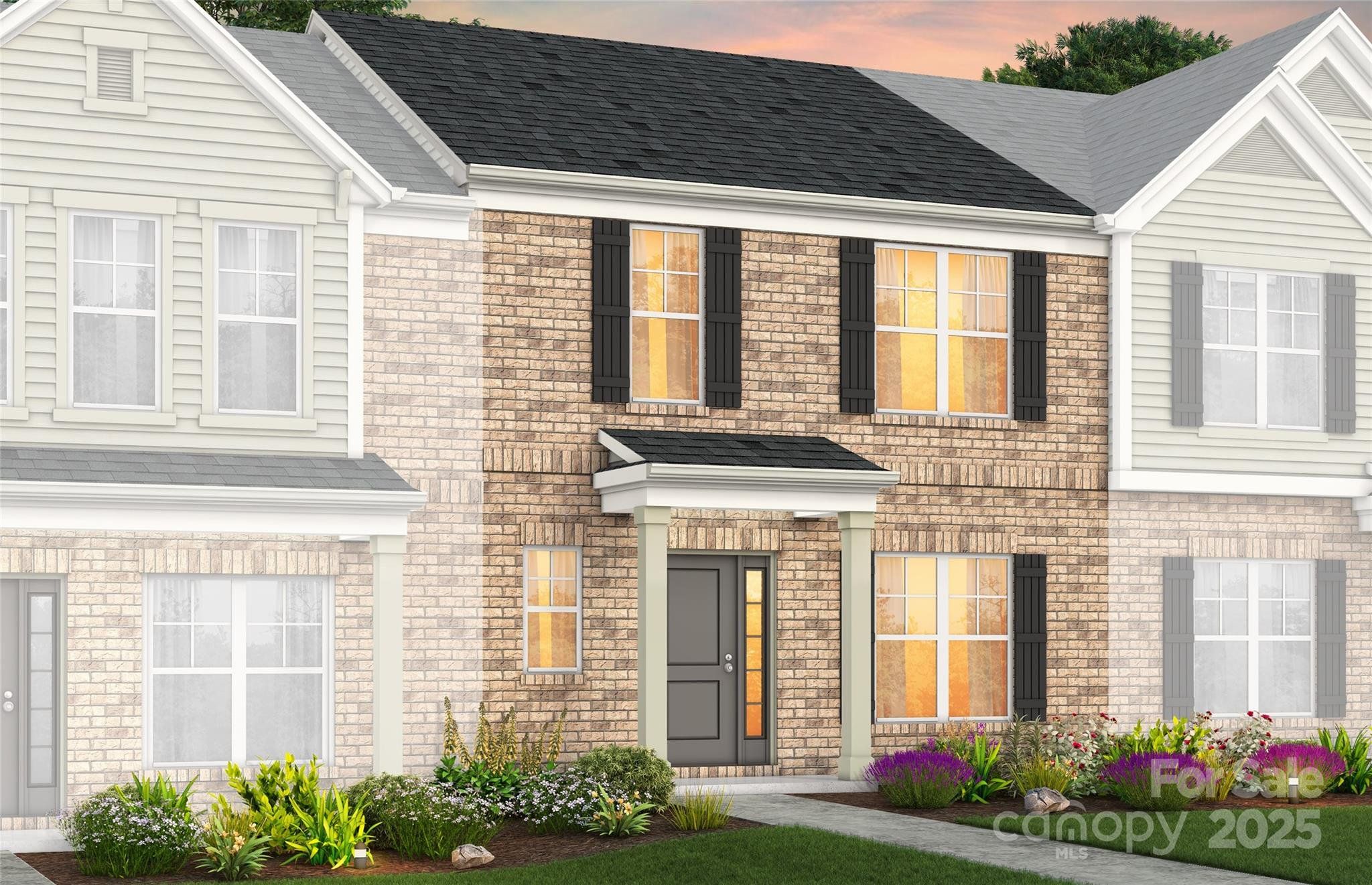 Front exterior of a new home in Riverstone, Monroe, NC, highlighting curb appeal (Image 1). Front exterior of a new home in Riverstone, Monroe, NC, highlighting curb appeal (Image 1).