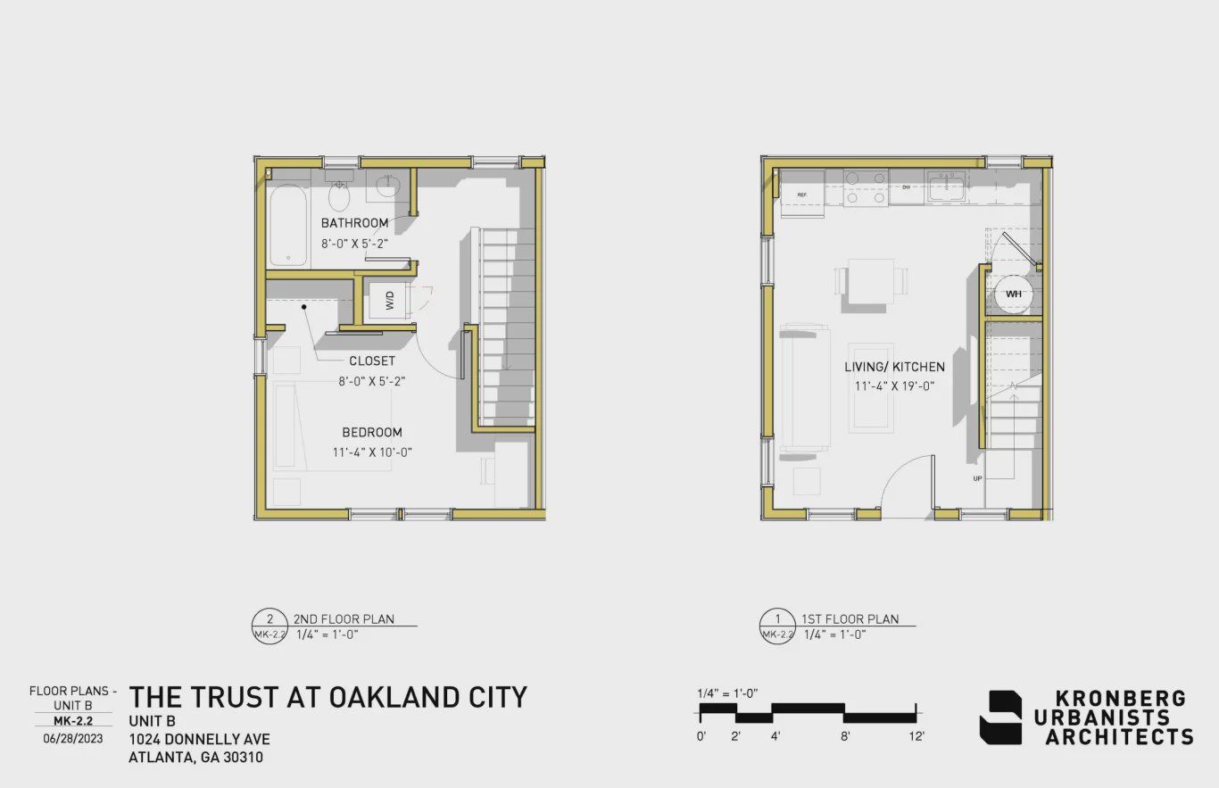 2D floor plan layout for the The Red Moore by Cityscape Housing in Trust at Oakland City, Atlanta, GA (Image 1). 2D floor plan layout for the The Red Moore by Cityscape Housing in Trust at Oakland City, Atlanta, GA (Image 1).