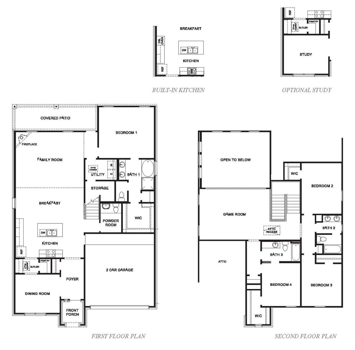 2D floor plan layout for the PATTISON by D.R. Horton in Harvest Green, Richmond, TX (Image 1). 2D floor plan layout for the PATTISON by D.R. Horton in Harvest Green, Richmond, TX (Image 1).
