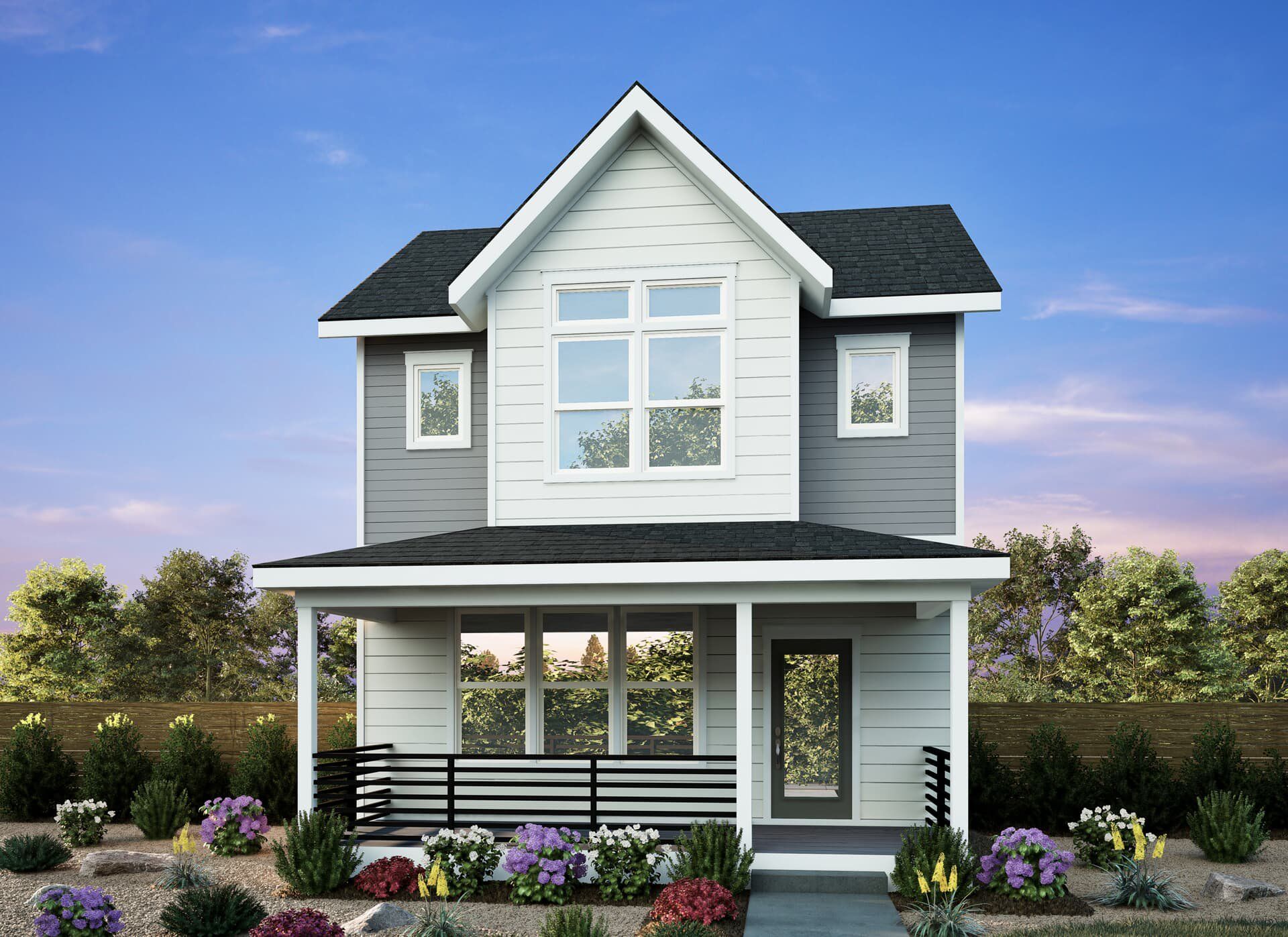 Front exterior of a new home in Barefoot, Firestone, CO, highlighting curb appeal (Image 1). Front exterior of a new home in Barefoot, Firestone, CO, highlighting curb appeal (Image 1).