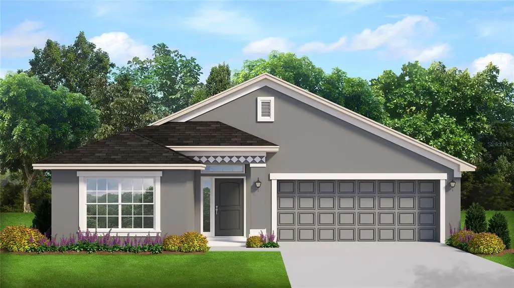 Front exterior of a new home in Ocala Crossings South, Ocala, FL, highlighting curb appeal (Image 1). Front exterior of a new home in Ocala Crossings South, Ocala, FL, highlighting curb appeal (Image 1).