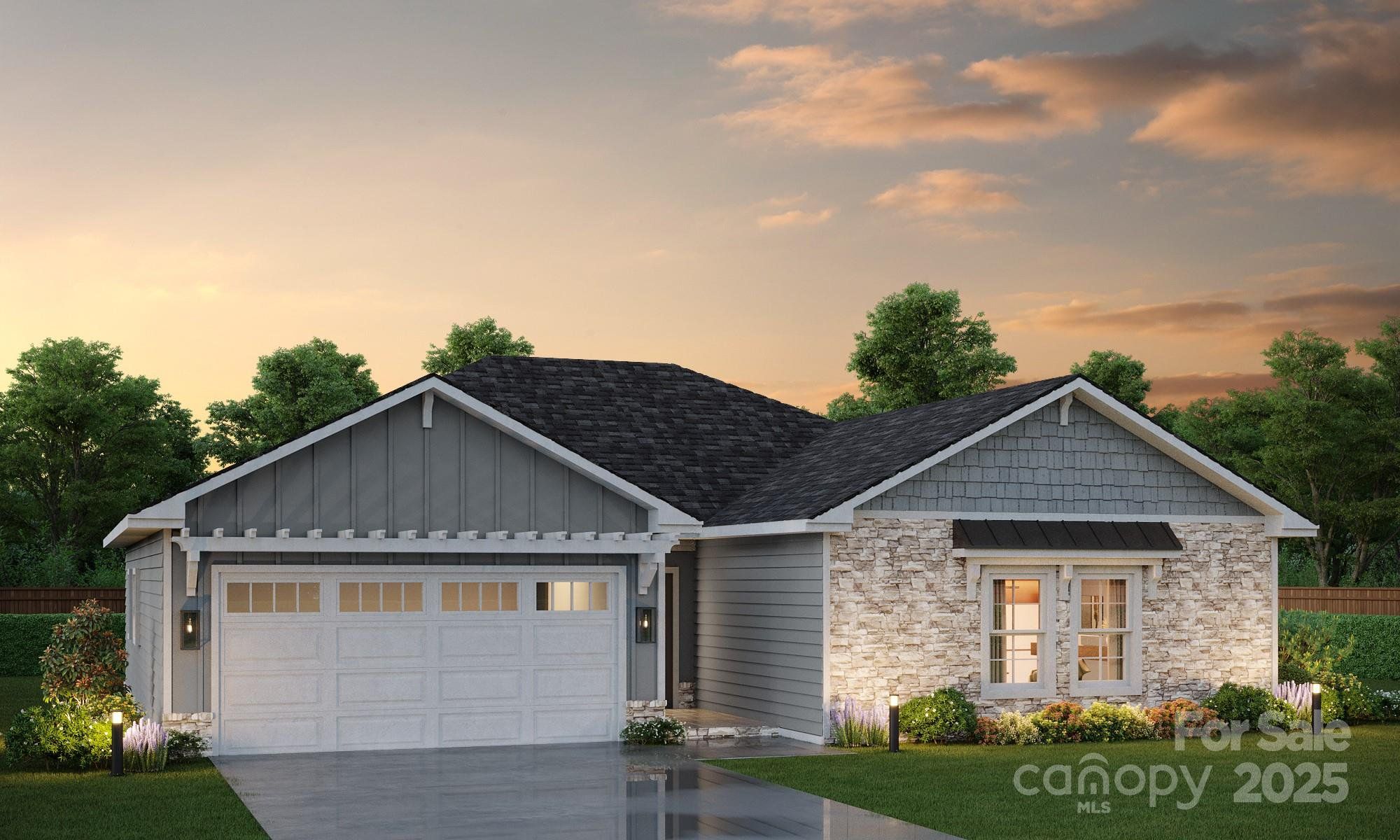 Front exterior of a new home in , Kannapolis, NC, highlighting curb appeal (Image 1).