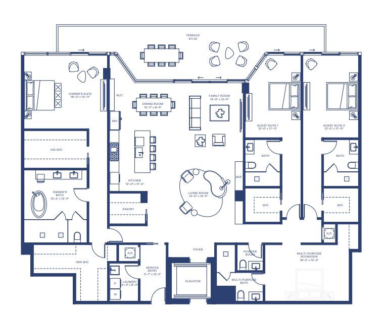 2D floor plan layout for the RESIDENCES 202—802 by Regency Development Group in La Maré Bay Harbor Islands Regency Collection, Bay Harbor Islands, FL (Image 1). 2D floor plan layout for the RESIDENCES 202—802 by Regency Development Group in La Maré Bay Harbor Islands Regency Collection, Bay Harbor Islands, FL (Image 1).