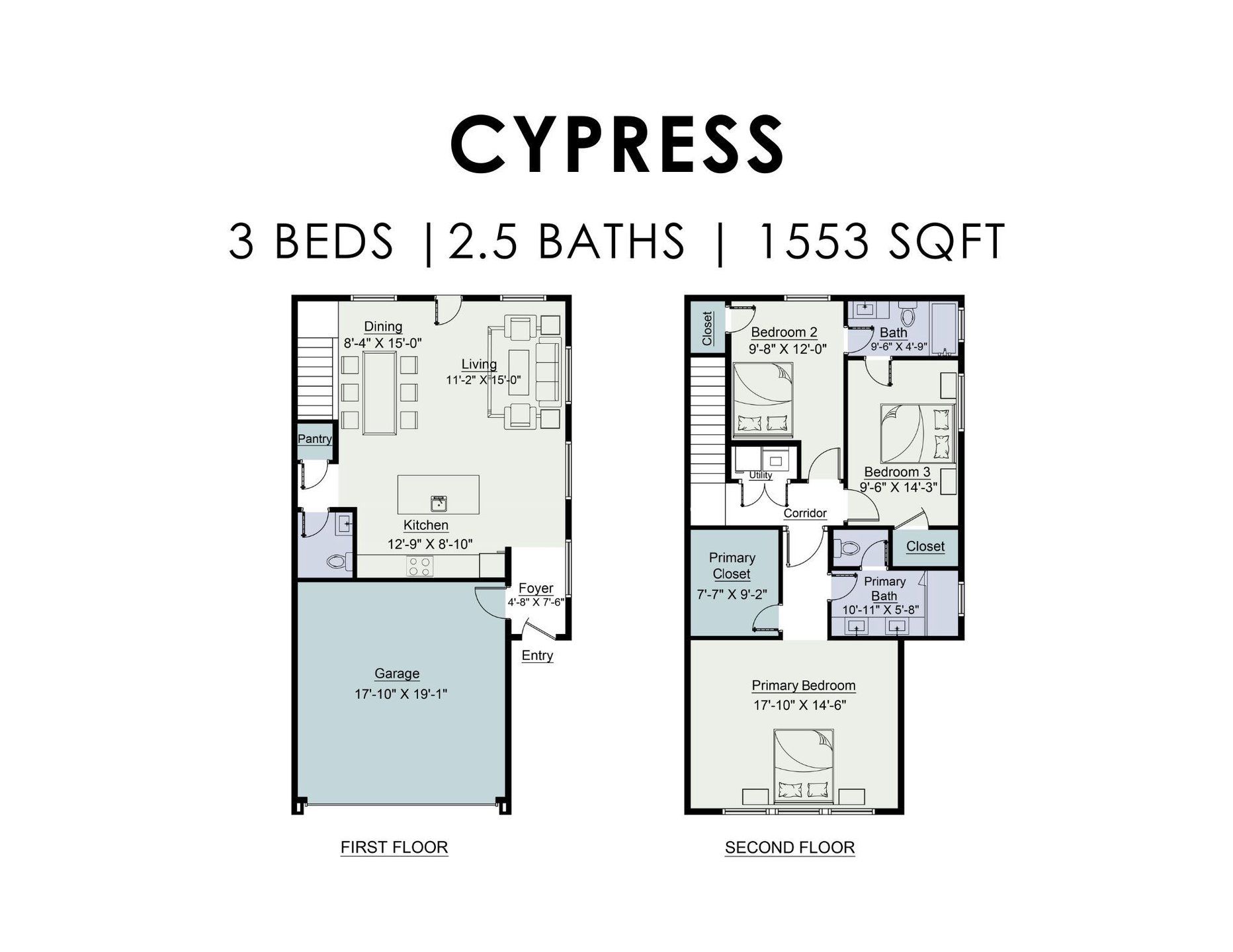 2D floor plan layout for the Cypress by MTY Builders in Wellford Village, Houston, TX (Image 1). 2D floor plan layout for the Cypress by MTY Builders in Wellford Village, Houston, TX (Image 1).